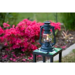 Feuerhand Sturmlaterne 'Baby Special 267', Grau, 26,5 X 13,5 X 15 Cm -Naturgrün Verkaufsgeschäft 3990100189 feuerhand sturmlaterne 3 121582