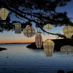 Solarlaterne 'Round 20 Occult', Hellgrün, Ø 20 X 18 Cm -Naturgrün Verkaufsgeschäft 72462 lumiz IMG 8262 123930 7