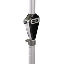 Doppler Sonnenschirm 'Active Auto Tilt 280' Aus Aluminium, Ø 280 Cm -Naturgrün Verkaufsgeschäft Active Auto tilt 280 Kurbel Seitenansicht 67370