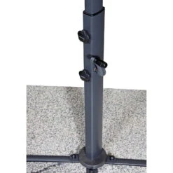 Doppler Pendelschirm 'Ravenna Smart 300', Um 360° Drehbar, Ø 300 Cm -Naturgrün Verkaufsgeschäft Ravenna smart 300 detail Standfuss 67465